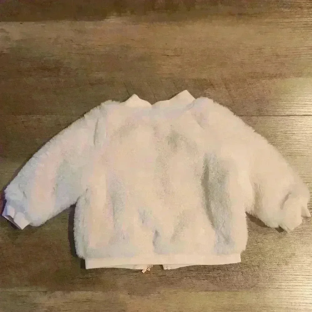Cat & Jack Pink Fuzzy Jacket